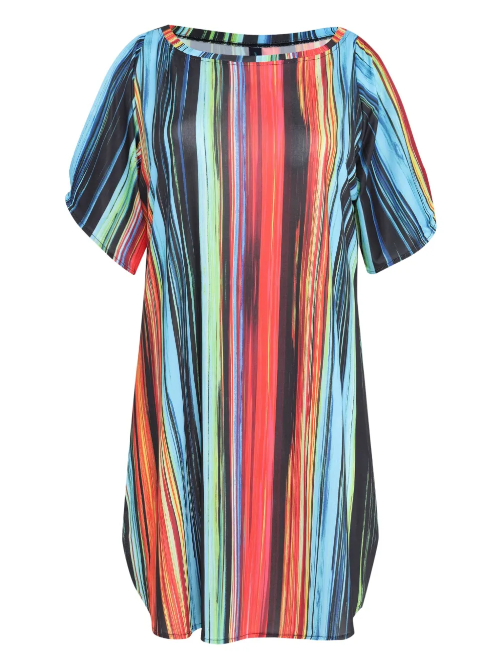 Lygia & Nanny Allat striped cut-shoulder dress | Red | Image 1