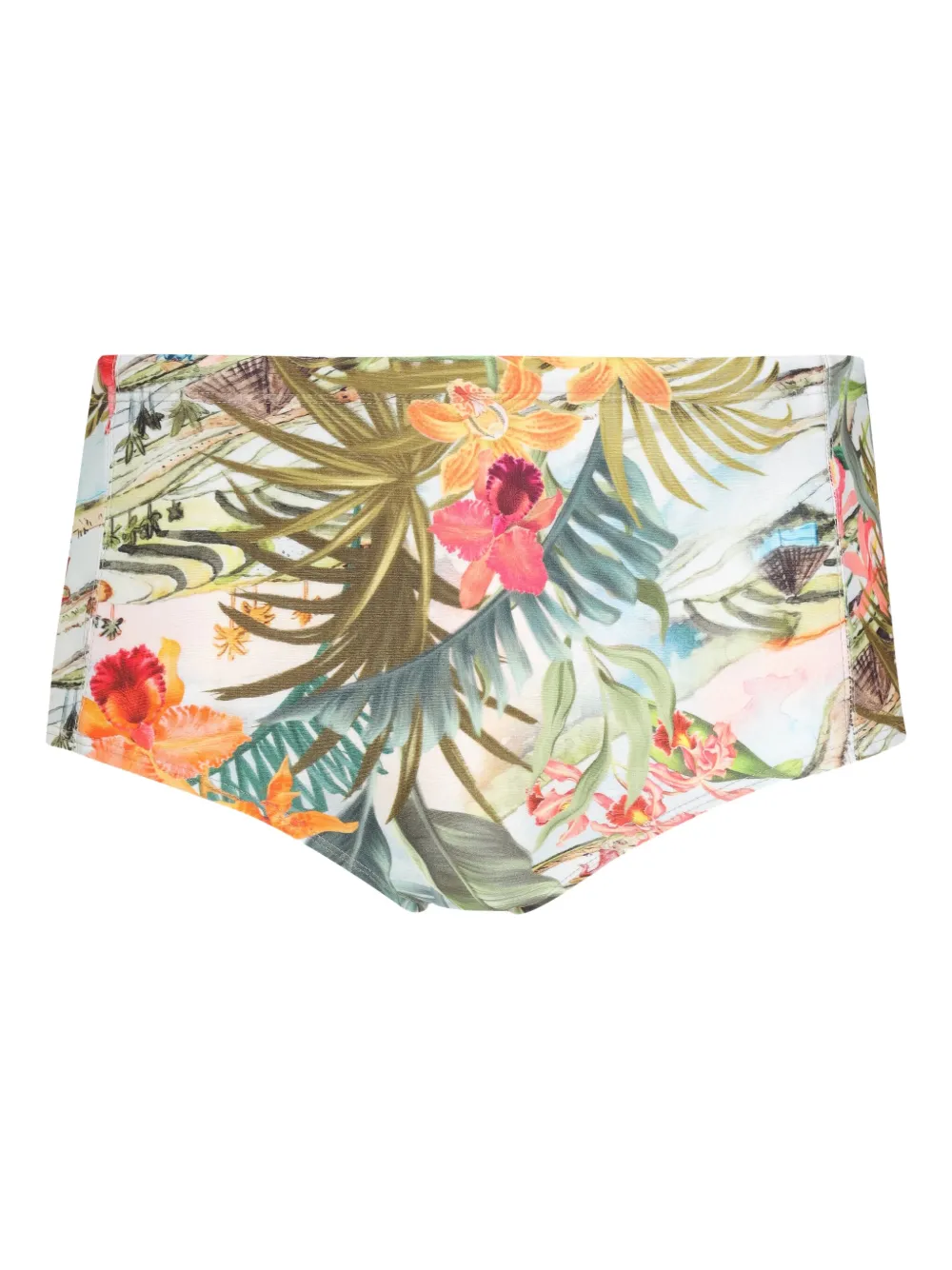 Lygia & Nanny Parati Tropical-print Swim Shorts In Multi