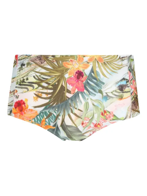 Lygia & Nanny Parati tropical-print swim shorts