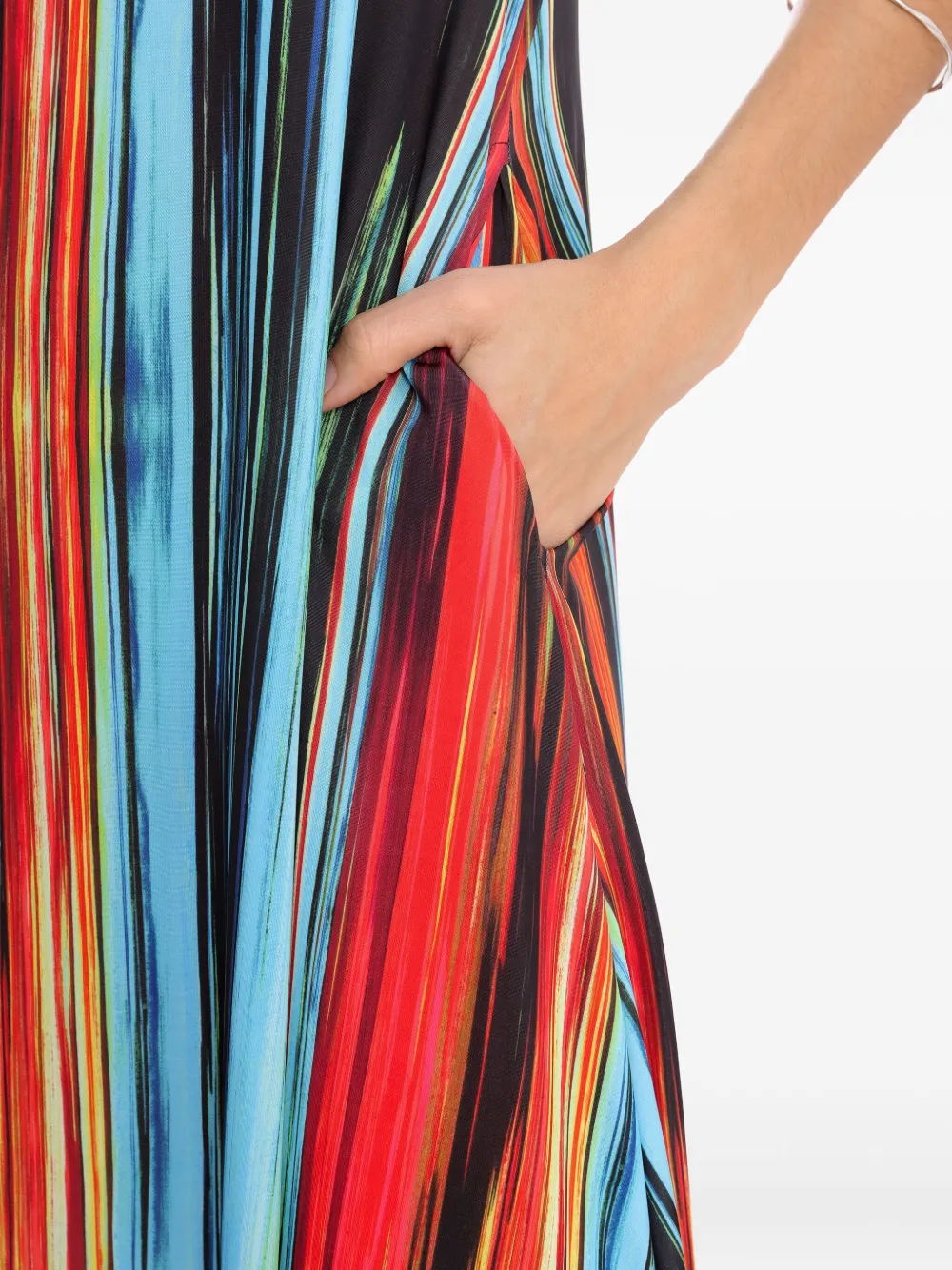 Lygia & Nanny Tiê Striped Dress In Multi