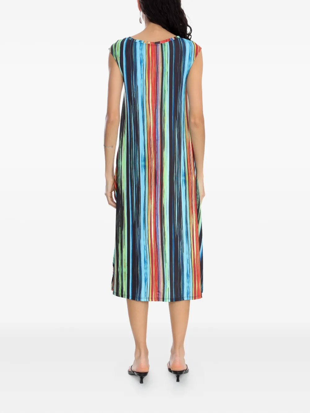 Lygia & Nanny Tiê Striped Dress In Multi