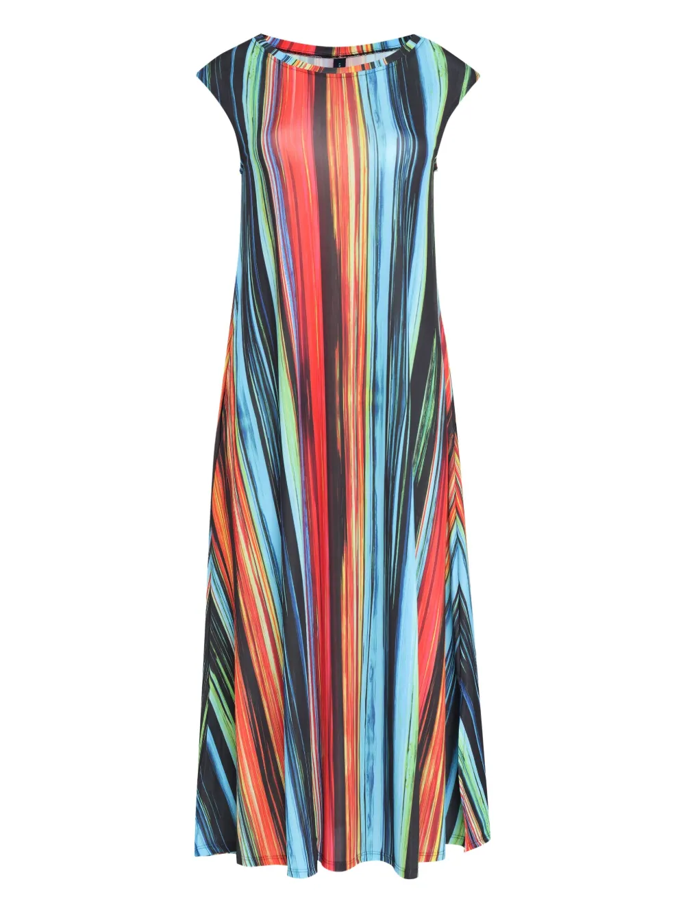Lygia & Nanny Tiê striped dress | Red | Image 1