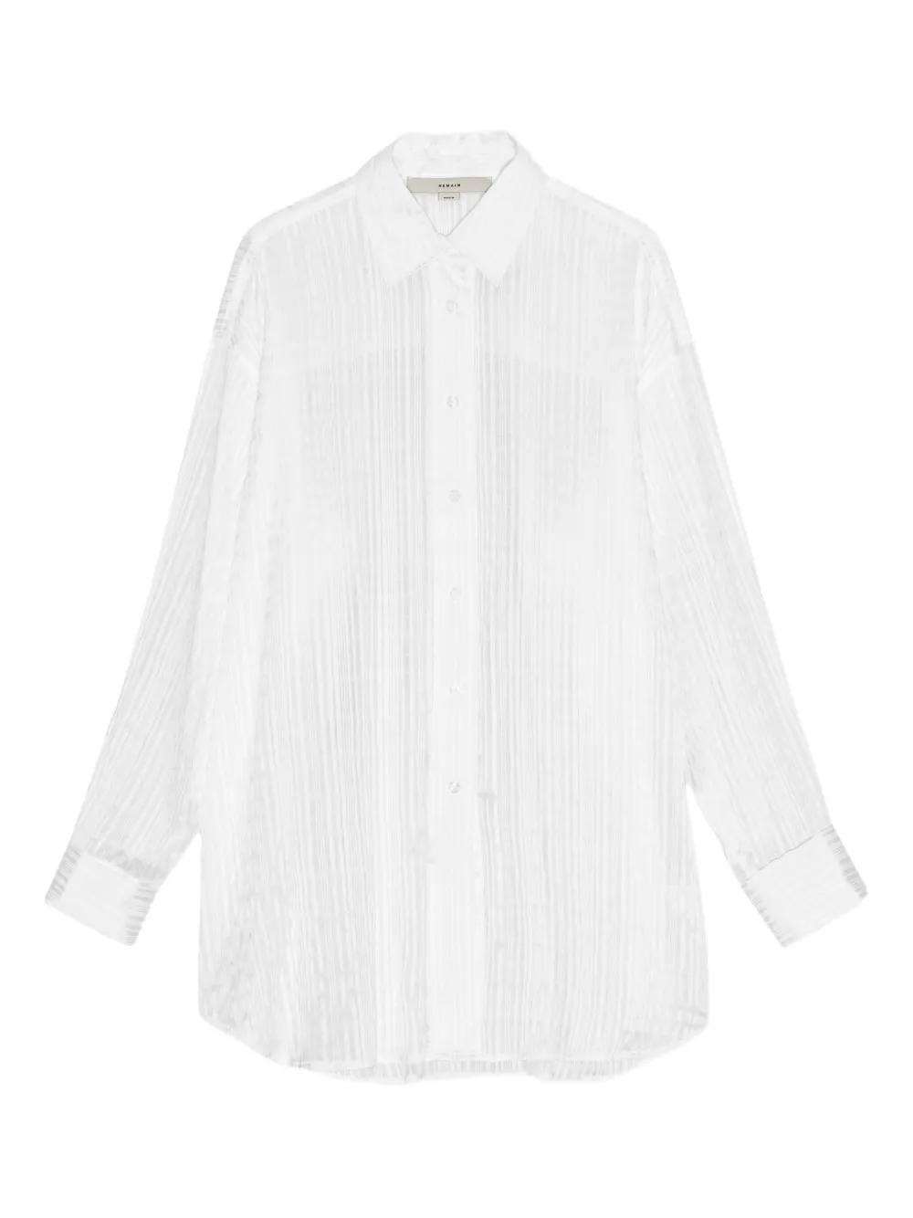 REMAIN textured button-down shirt | White | Image 1