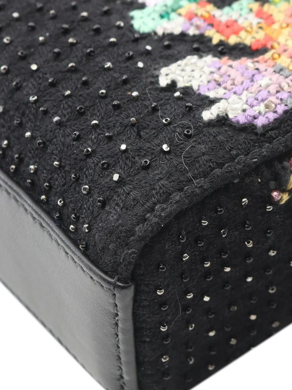 Christian Dior Pre-Owned 2021-2025 Medium Beaded Embroidered Floral Lady D Joy satchel | Pre-Owned | Image 2