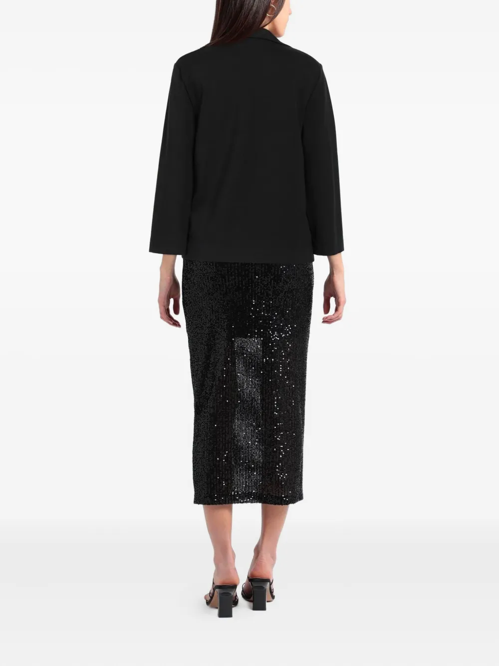 Jucca Gebreide top met zak Zwart