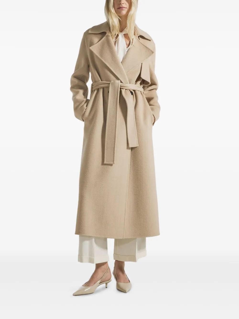 Seventy Jas met ceintuur Beige