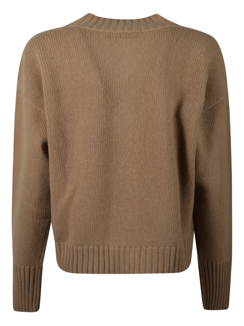 Jucca Button Cardigan In Brown