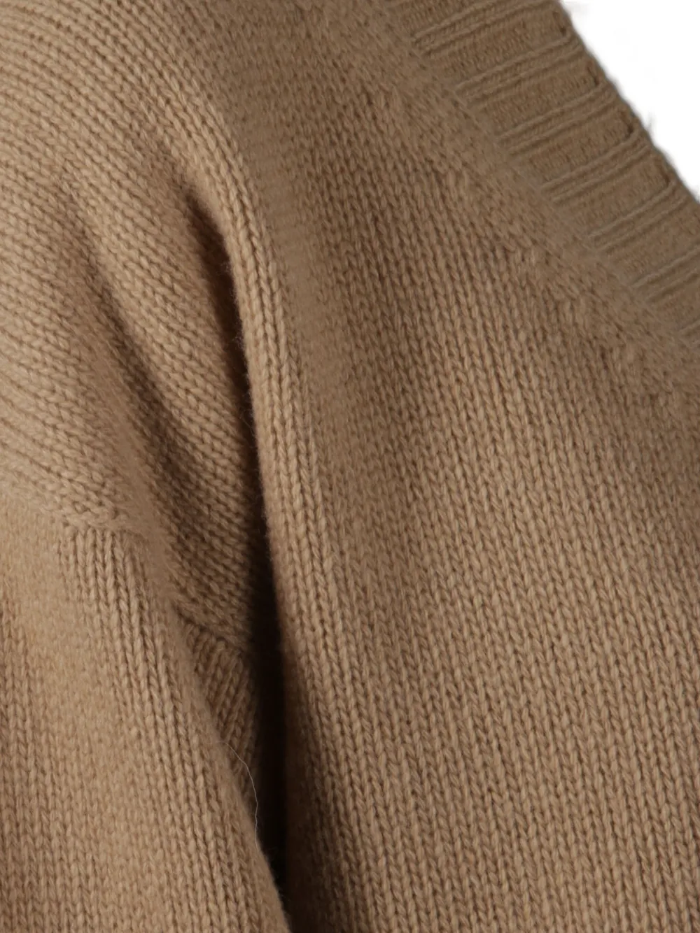 Jucca Button Cardigan In Brown