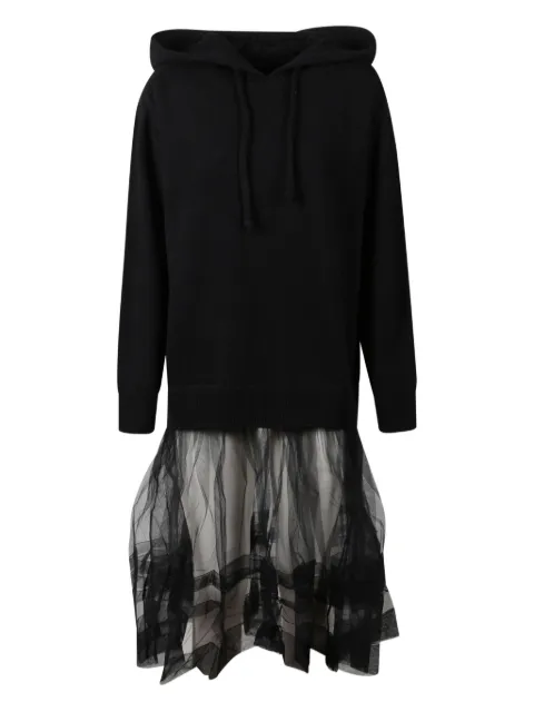 Jucca tulle hooded dress
