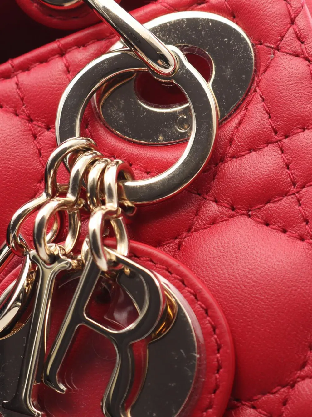 Christian Dior Pre-Owned 2010-2025 Micro Lambskin Cannage Lady Dior satchel | Pre-Owned | Image 2