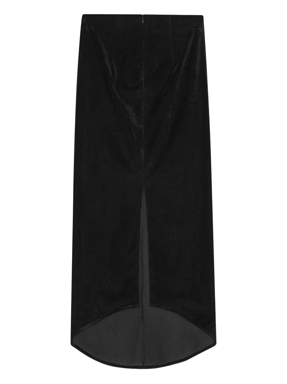 REMAIN asymmetric midi skirt | Black | Image 1