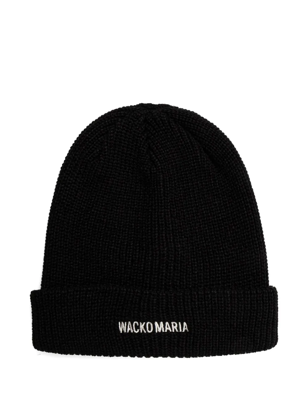 WACKO MARIA logo-embroidered beanie | Black | Image 1