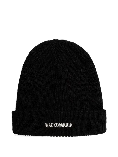 WACKO MARIA logo-embroidered beanie