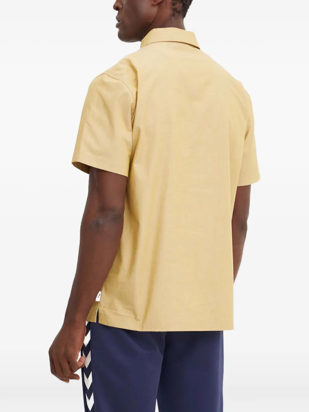 PUMA Poloshirt met geborduurd logo Beige