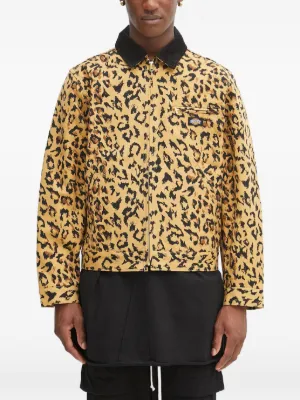 WACKO MARIA corduroy-collar zip-up Jacket | Brown | FARFETCH JO