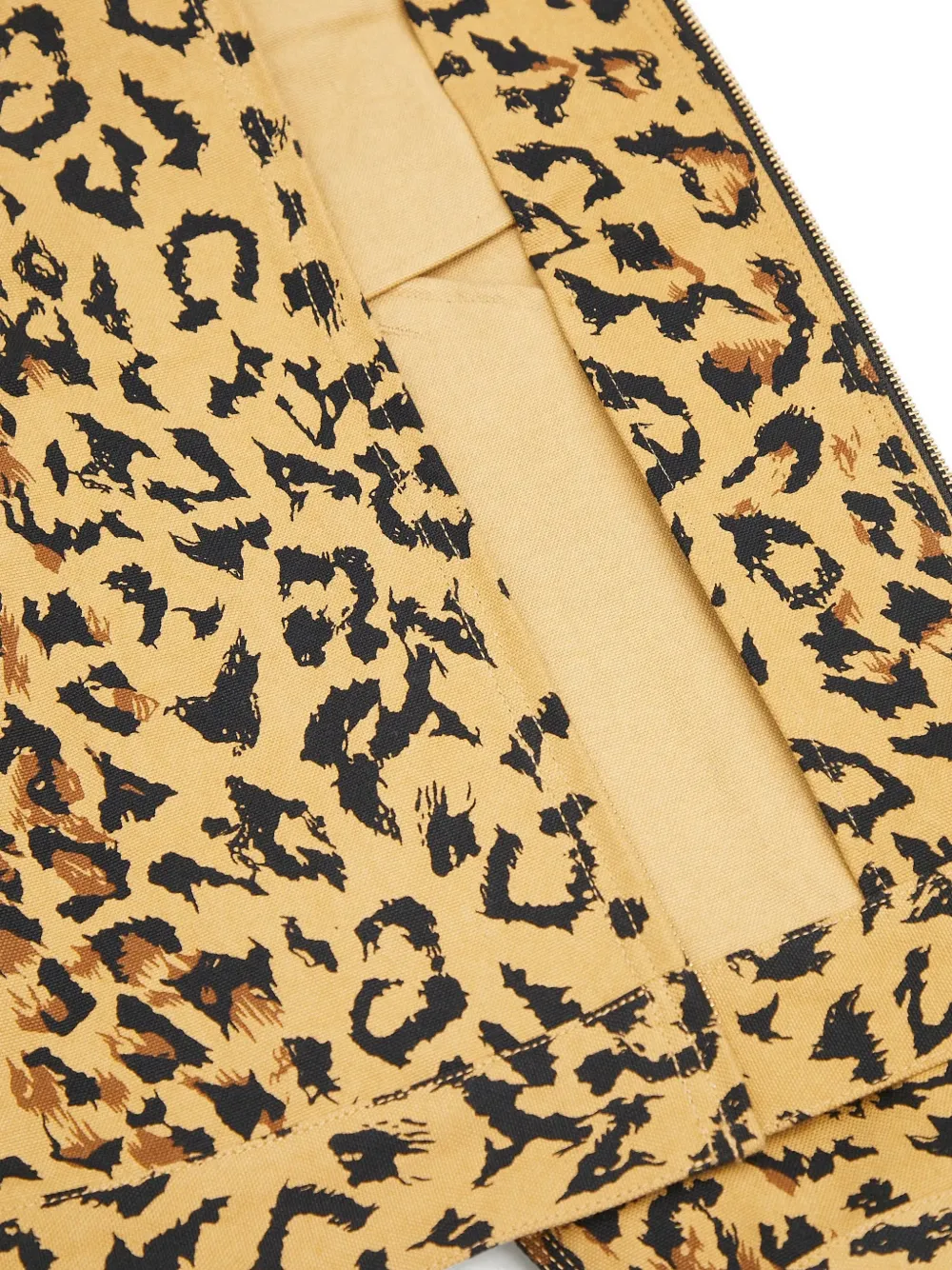 WACKO MARIA x Dickies ribfluwelen jack met dierenprint Beige