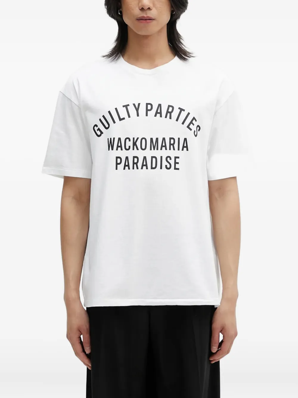 WACKO MARIA playera de algodón con estampado gráfico | blanco | Image 1