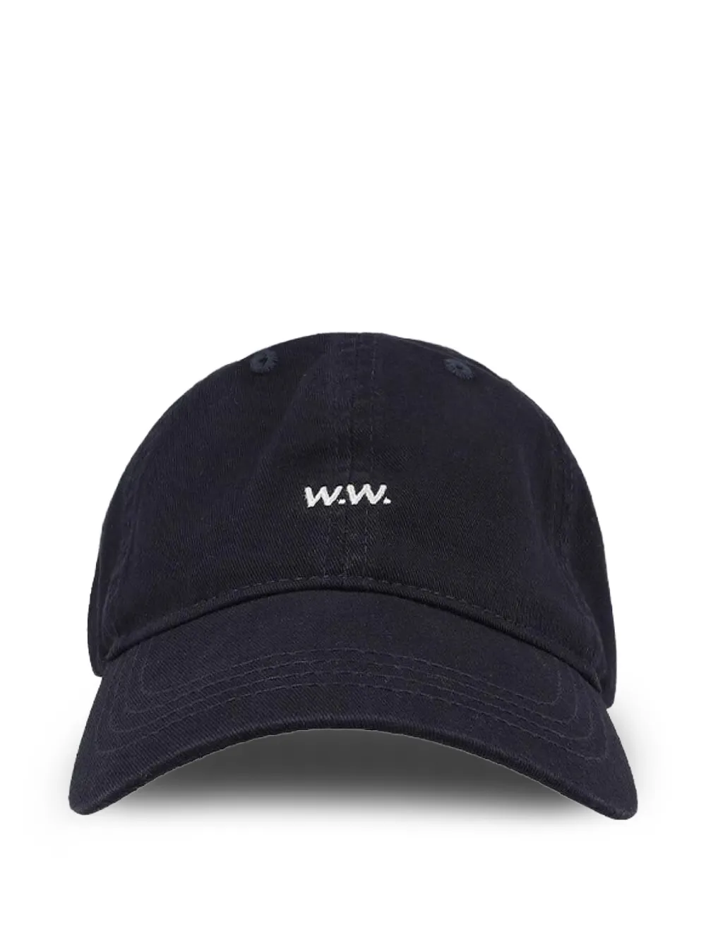 Wood Wood Cappello da baseball con logo - Blu