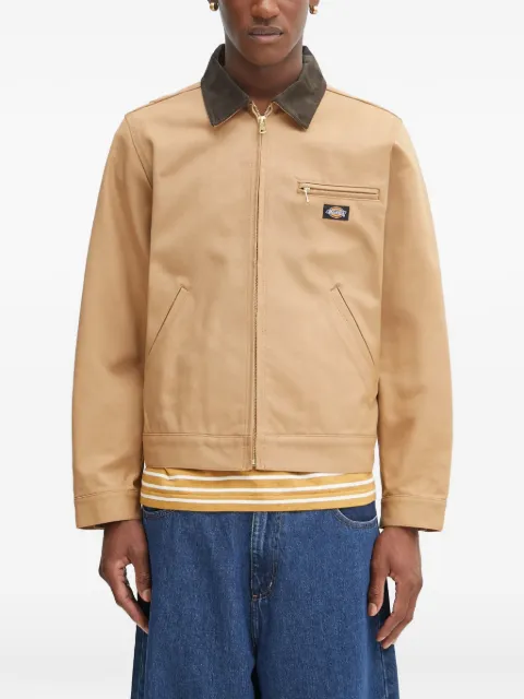 WACKO MARIA corduroy-collar zip-up jacket