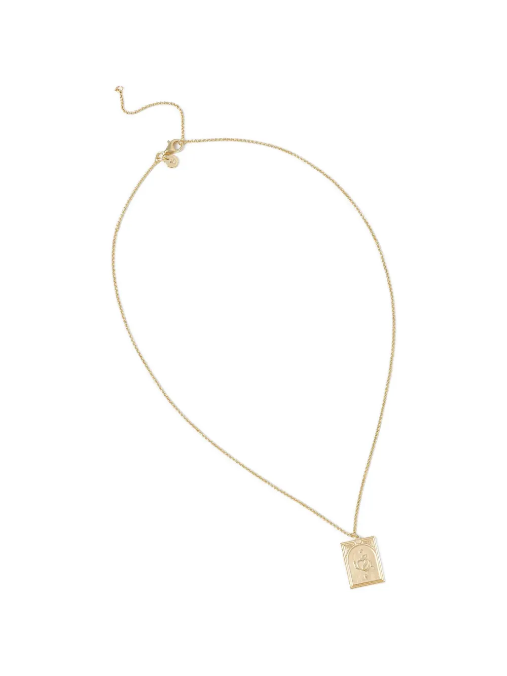 Tom Wood Collana con pendente Tarot Lovers - Oro