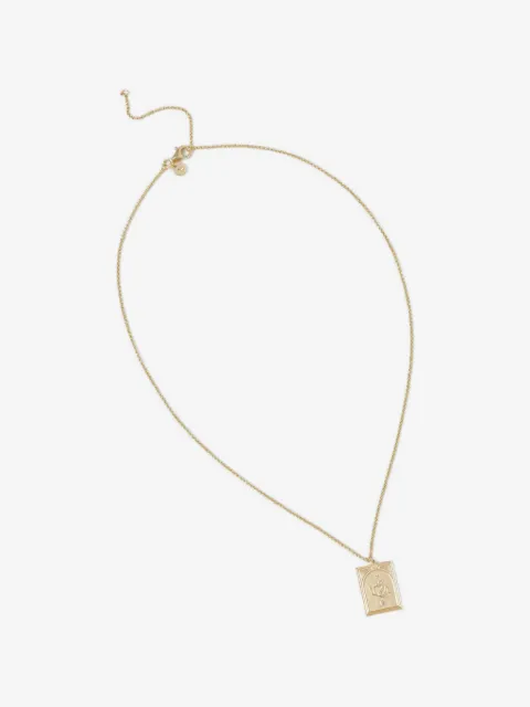 Tom Wood Tarot Lovers-pendant necklace