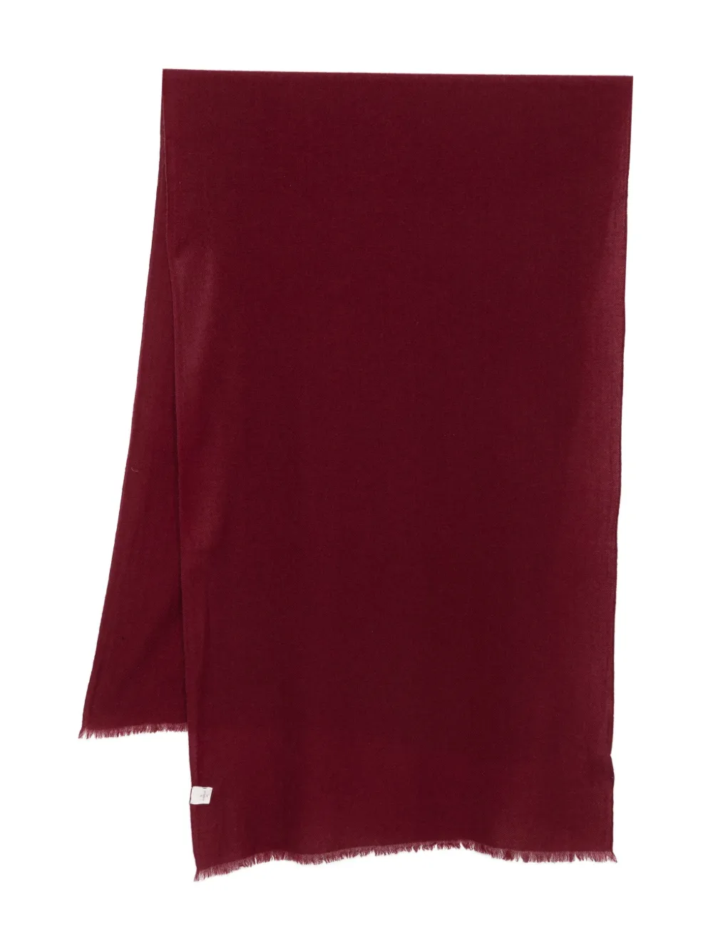 19 Andrea's 47 Fringed-edge Scarf In Red