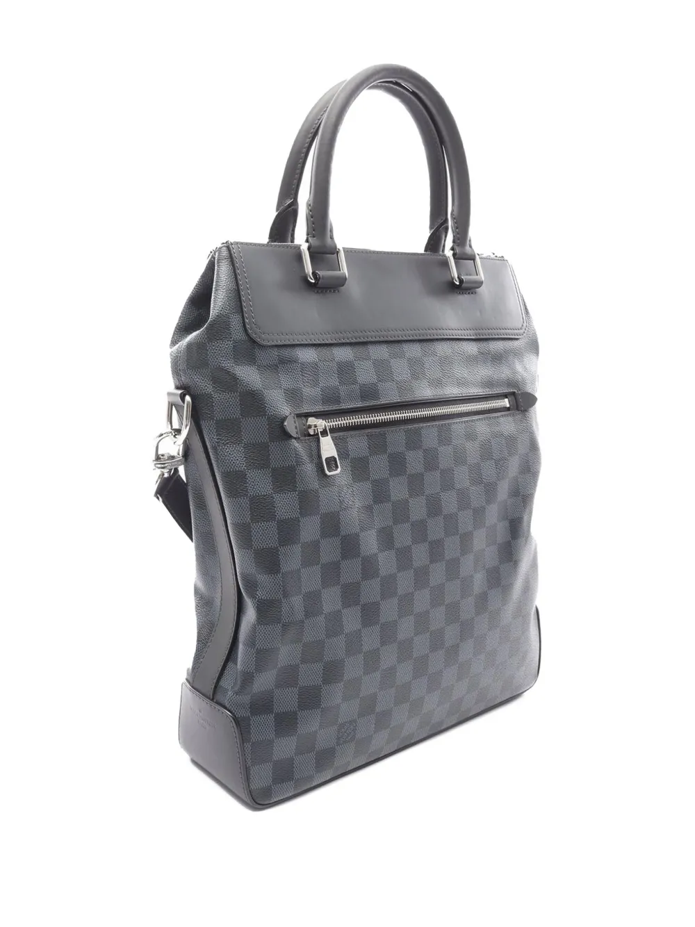 Pre-owned Louis Vuitton 2014 Damier Cobalt Greenwich Tote Satchel In Blue