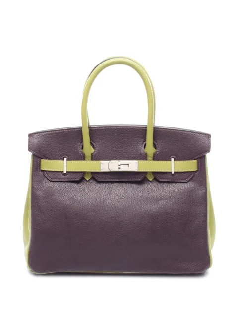 Hermès Pre-Owned bolsa de mano Chevre Mysore Birkin 30 bicolor 2009