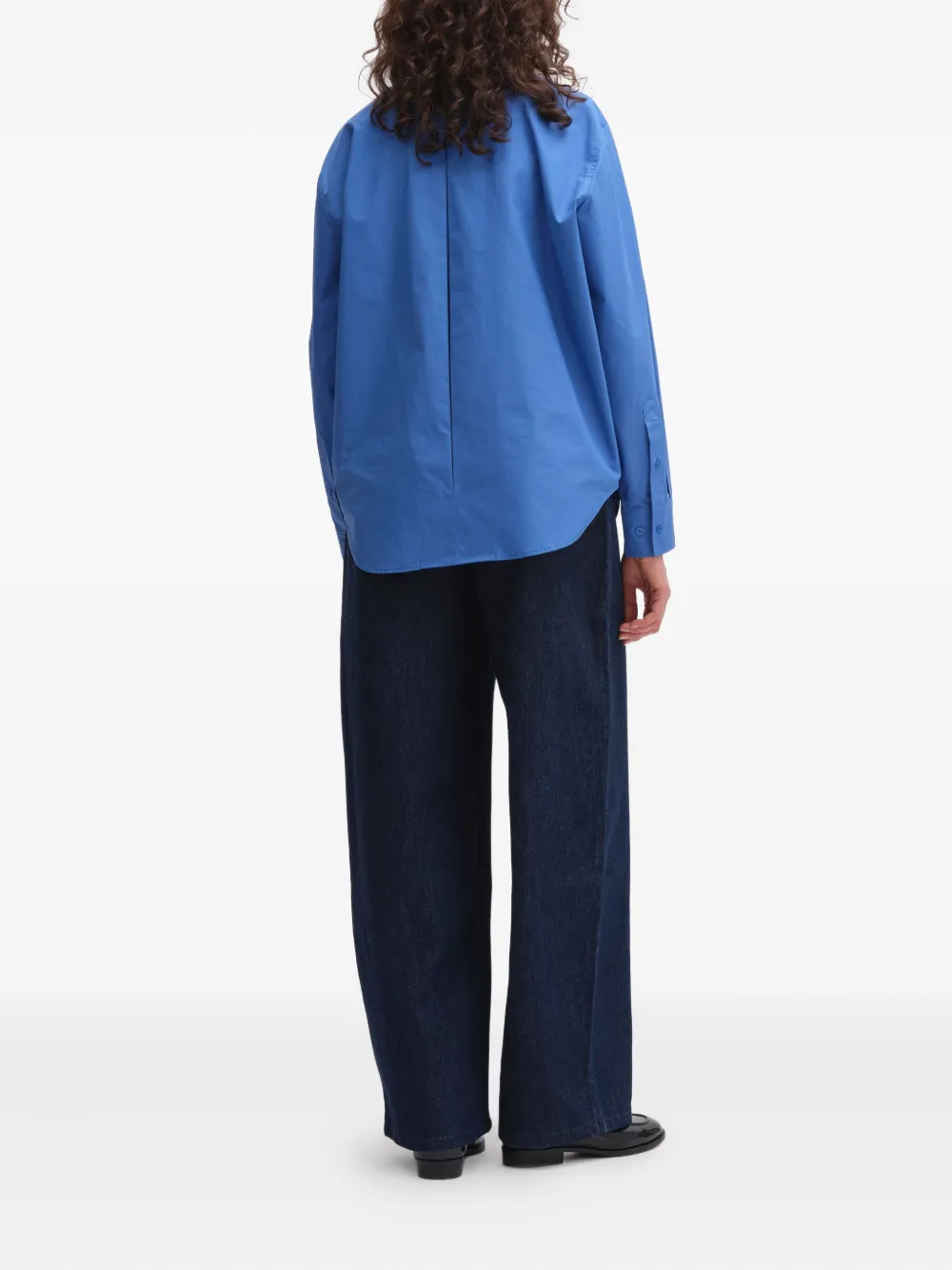 REMAIN Katoenen blouse Blauw