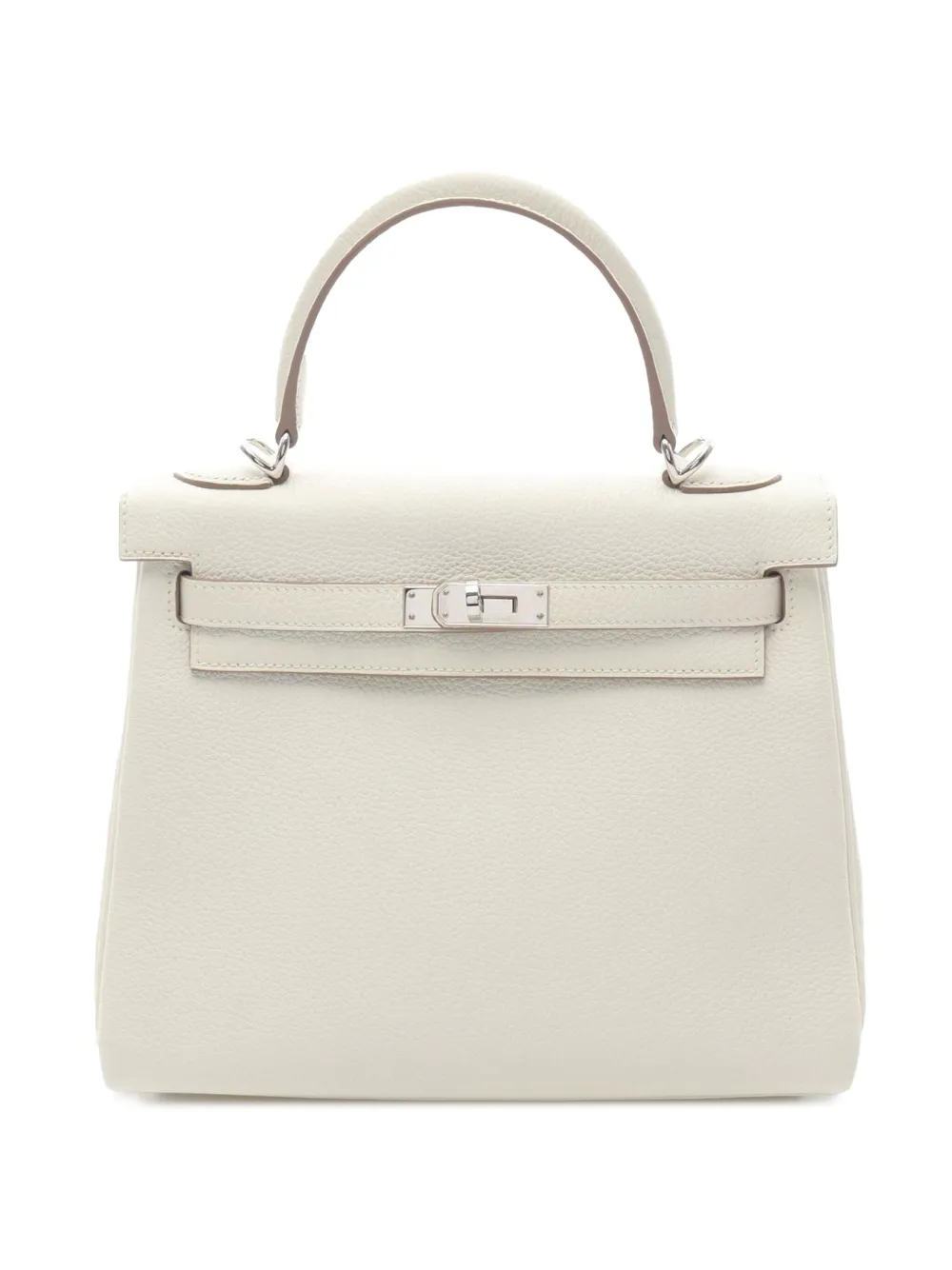 Hermès Pre-Owned 2023 Togo Kelly II Retourne 25 satchel | White | Image 1