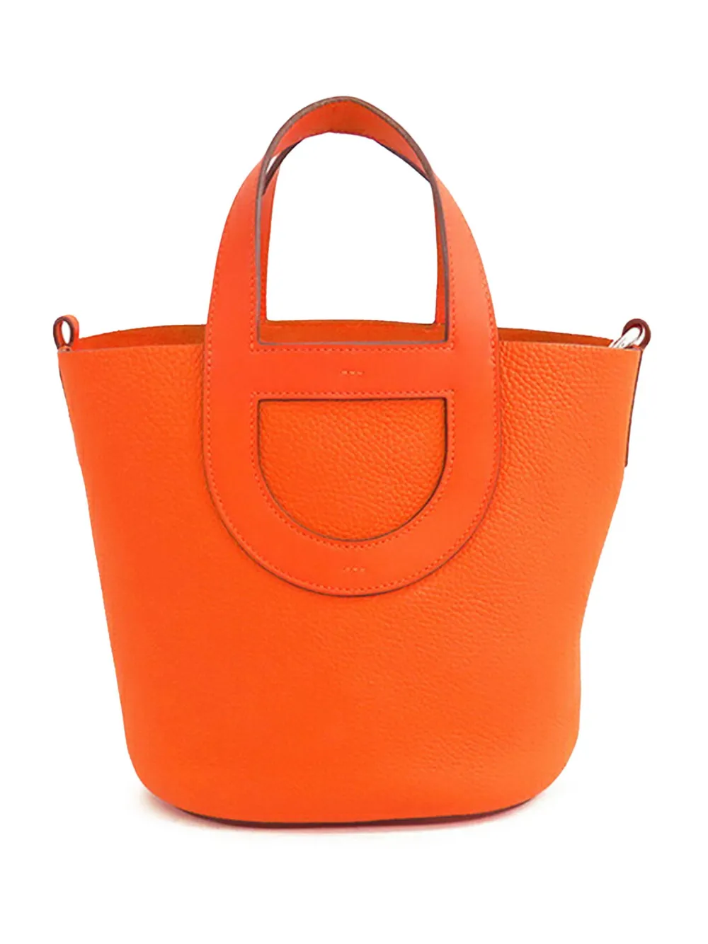 Hermès Pre-Owned 2023 Clemence and Swift In The Loop 18 handbag | Orange | Image 1