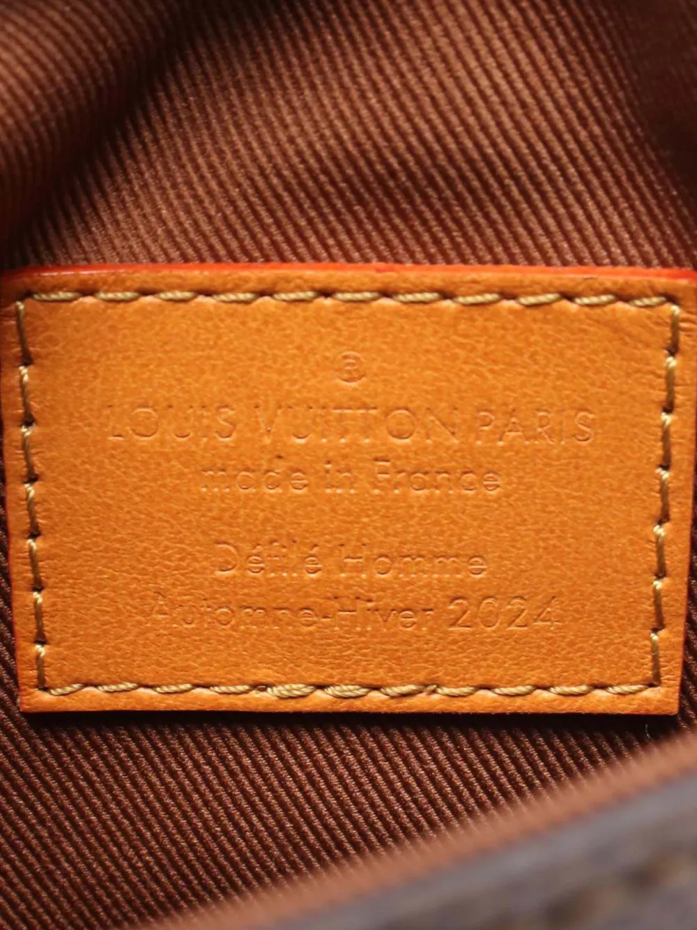 Pre-owned Louis Vuitton 2021-2025 Monogram Dust Envelope Pouch Crossbody Bag In Brown