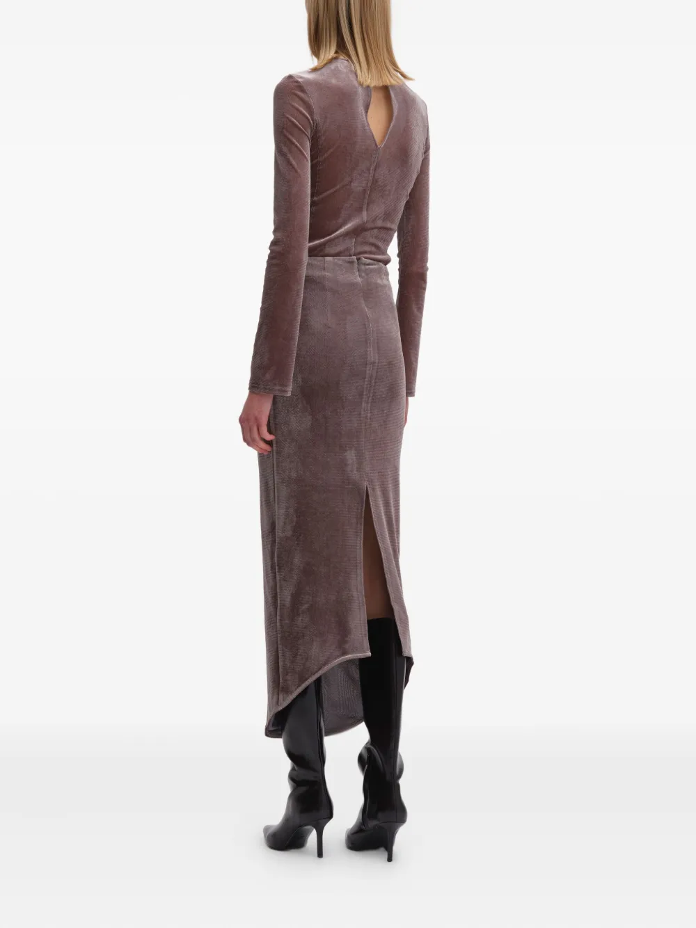 REMAIN Fluwelen bodysuit Grijs