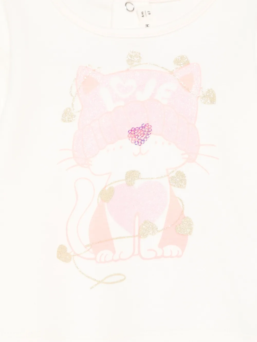 Billieblush Cat-print Sweater In White
