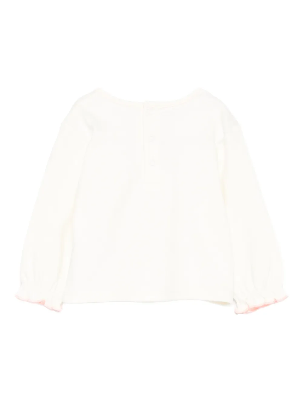 Billieblush Cat-print Sweater In White