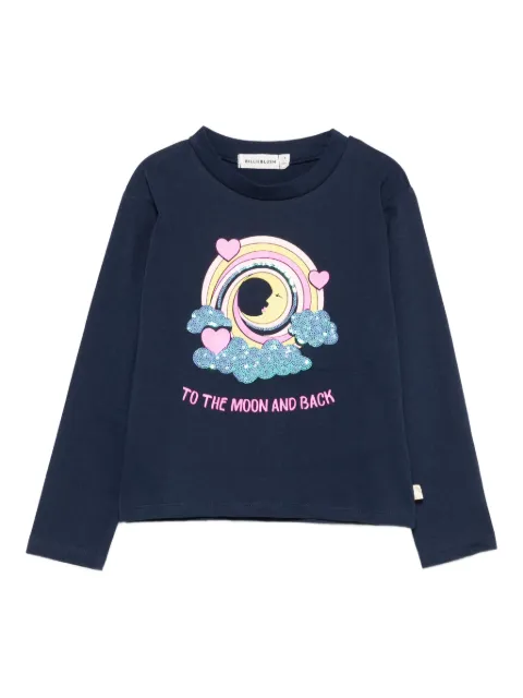 Billieblush moon rainbow sequin top