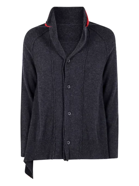 Y's asymmetrical button cardigan