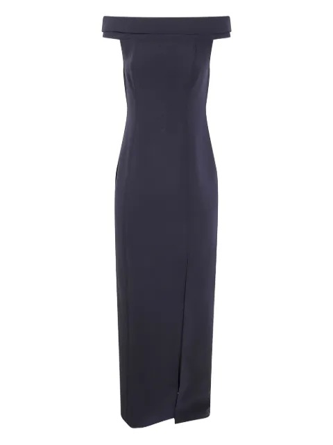 Lauren Ralph Lauren off-shoulder split maxi dress