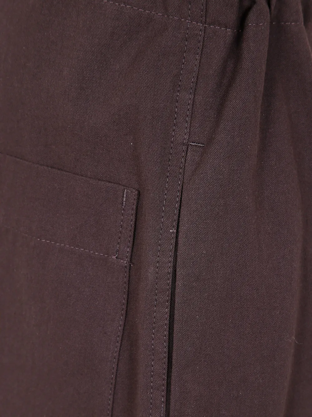 Y's Drawstring Pocket Trousers In Brown