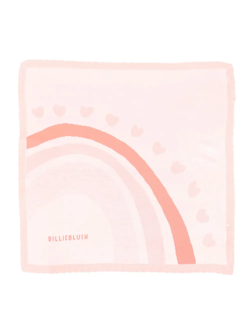 Billieblush Rainbow-print Blanket In Pink