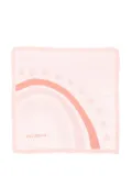 Billieblush rainbow-print blanket - Pink