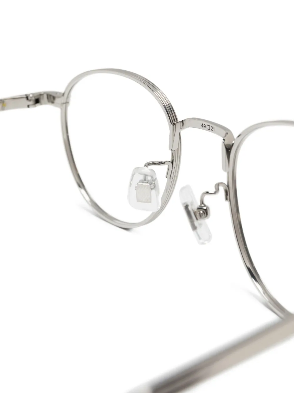  Dunhill Round-frame Glasses - Silver 