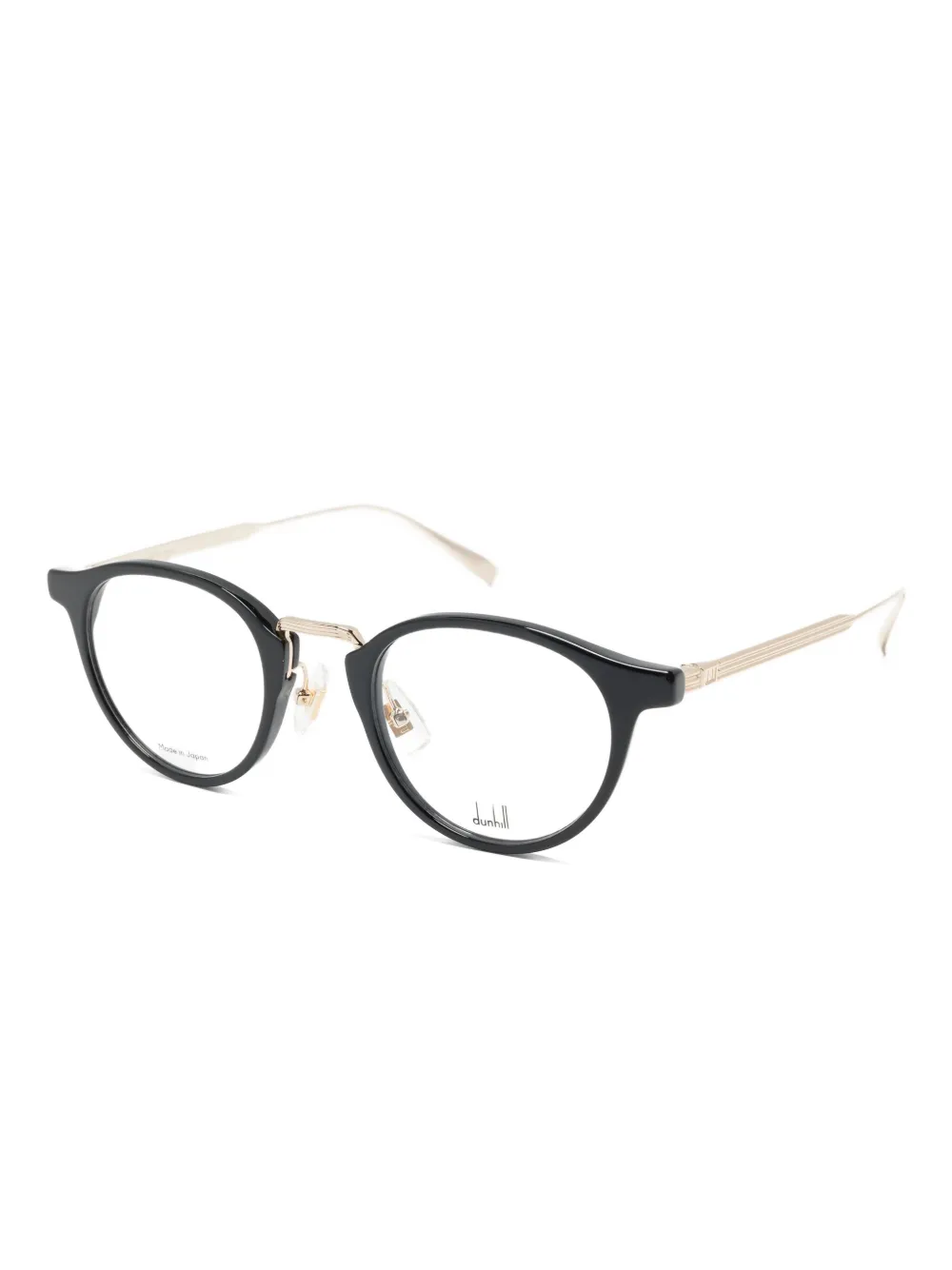 Dunhill Pantos-frame Glasses In Black