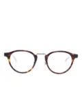 Dunhill round-frame glasses - Brown