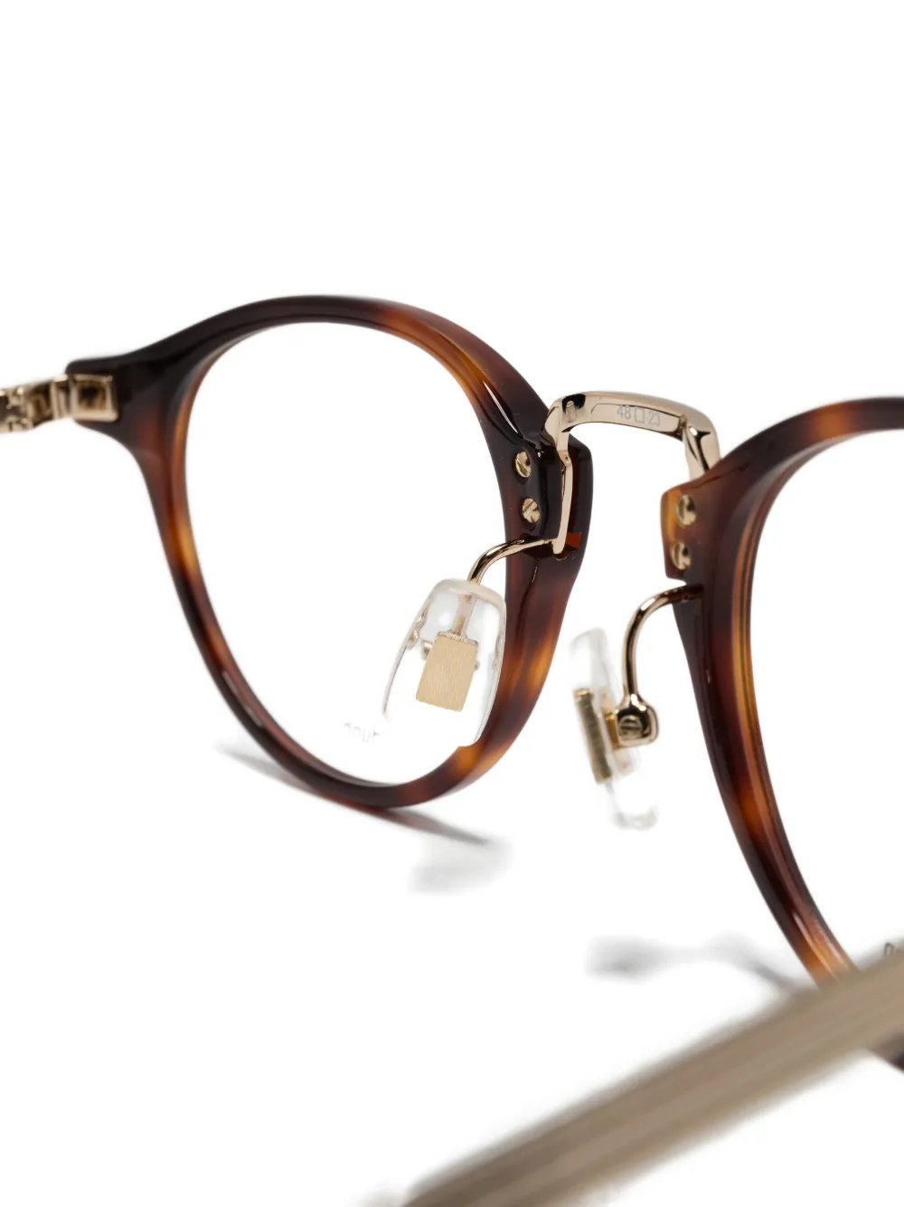Dunhill Pantos-frame Glasses In Multi