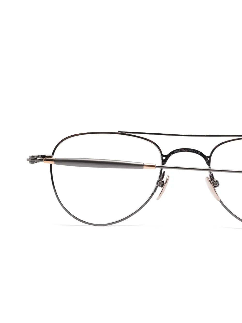  Masunaga Gms-129t Pilot-frame Glasses - Silver 