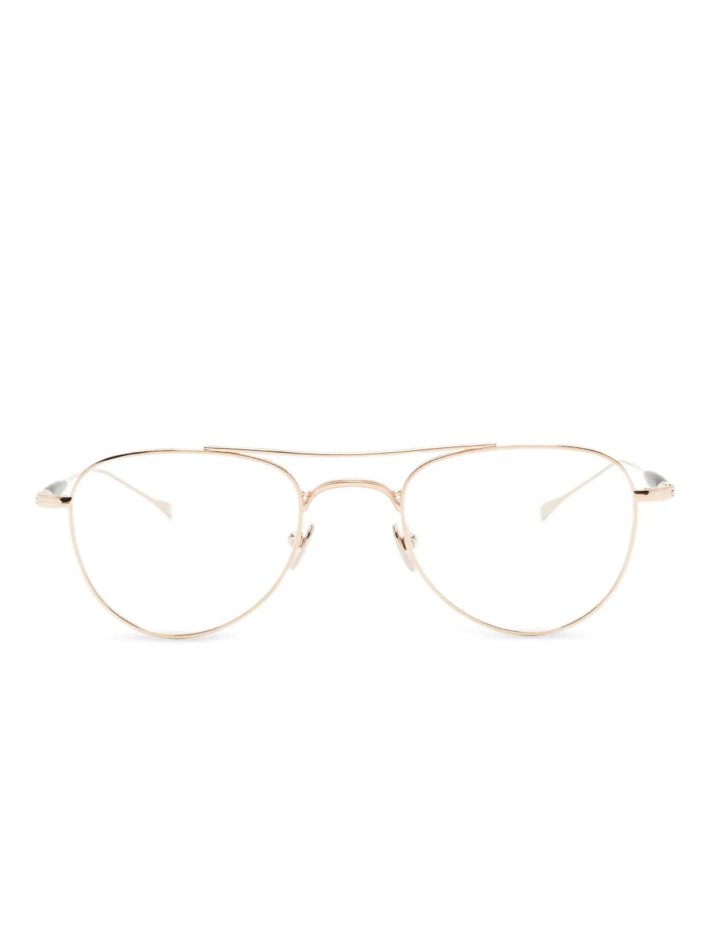 Masunaga aviator-frame glasses - ゴールドトーン Masunaga aviator-frame glasses - ゴールドトーン