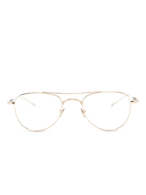 Masunaga lentes con armazón estilo piloto