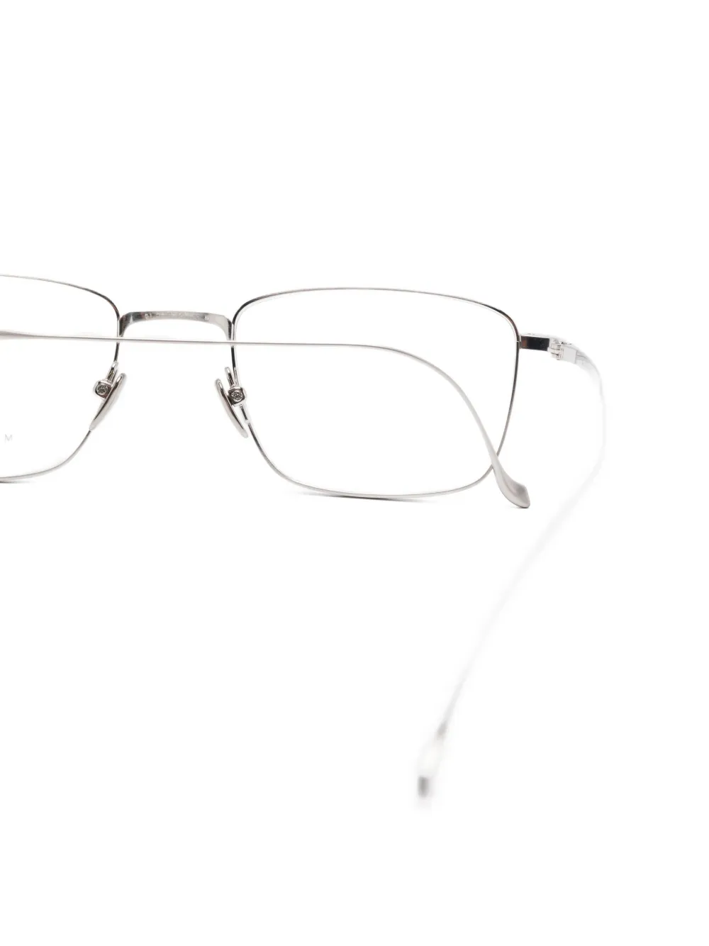  Masunaga Rectangle-frame Glasses - Grey 