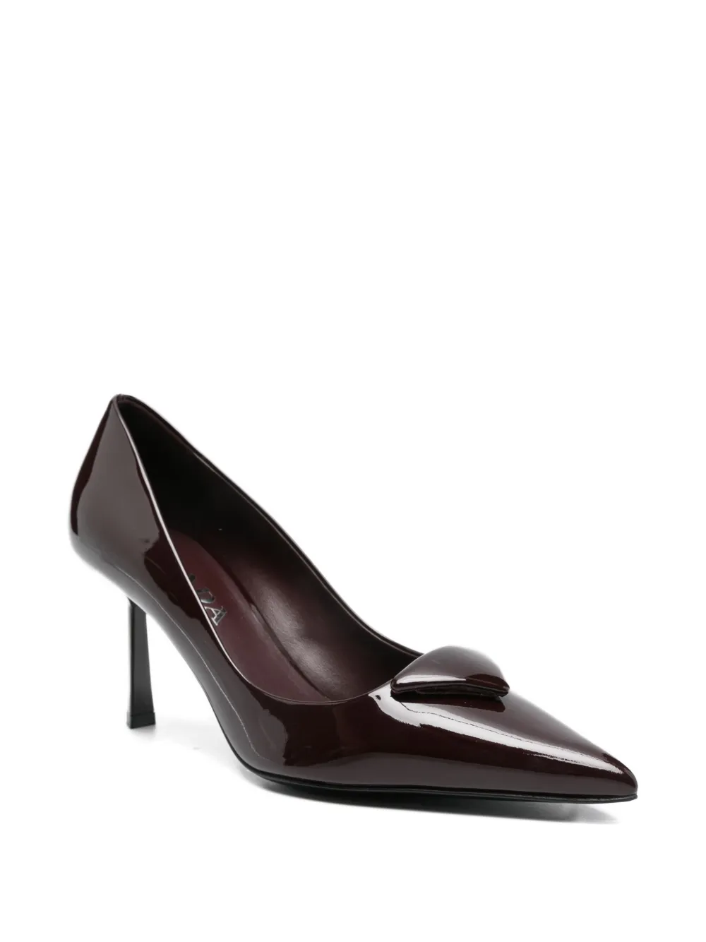 Prada Lakleren pumps Rood
